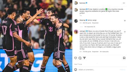 Lionel Messi se mostró feliz con la victoria que consiguió con Inter Miami (Foto: Instagram @leomessi)