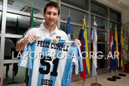 Lionel Messi también fue entrevistado por la revista La Garganta Poderosa en el año 2011