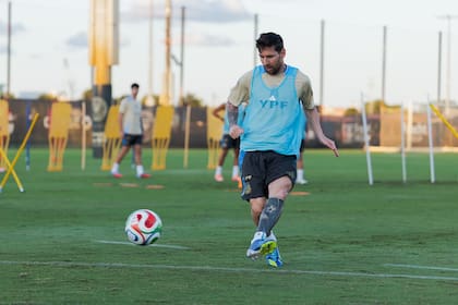 Lionel Messi, tras jugar con Inter Miami, se reincorporó a la selección argentina