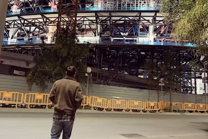 Lionel Messi visitó el estadio del Barcelona