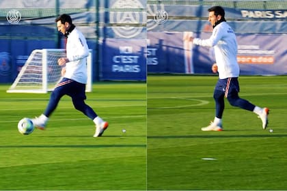 Lionel Messi volvió a los entrenamientos del Paris Saint-Germain