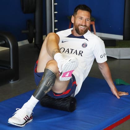 Lionel Messi volvió a los entrenamientos en el París Saint-Germain de cara a la nueva temporada europea. Foto/Instragram: @leomessi