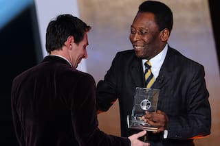 Las tres fotos que eligió Messi para despedir a Pelé