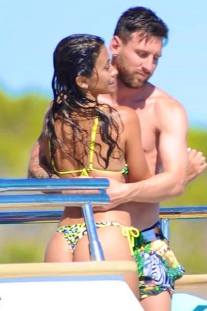 Lionel Messi y Antonela Roccuzzo.