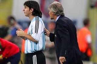 Pekerman reveló un dato desconocido del debut de Messi con la selección Argentina