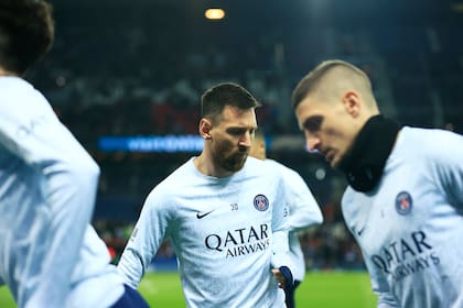 Lionel Messi y Marco Verratti formaron una buena relación durante la estadía del argentino en PSG (AP Photo/Aurelien Morissard)