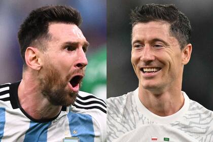 Lionel Messi y Robert Lewandowski nunca antes se enfrentaron con sus respectivas selecciones nacionales