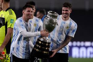 Lionel Messi y Rodrigo De Paul, el capitán y líder junto a uno de los grandes motores del equipo albiceleste