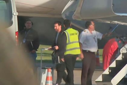 Lionel Messi ya está en la Argentina