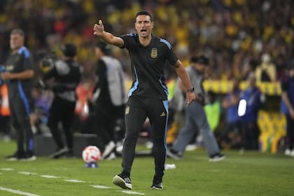 Lionel Scaloni, en llamas