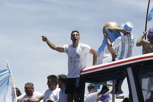 El emotivo mensaje de Scaloni para los hinchas que fueron a festejar el triunfo de la Selección