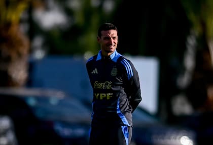 Lionel Scaloni, entrenador de la selección, con las ideas claras