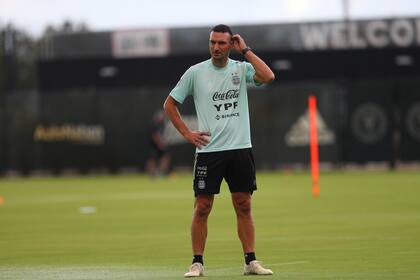 Lionel Scaloni, entrenador del seleccionado argentino, ya piensa en los eventuales sustitutos de Lo Celso, quien se perdería los primeros partidos del Mundial