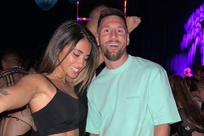 Lionel y Antonela disfrutan su estadía en Miami (Foto Instagram @antonelaroccuzzo)