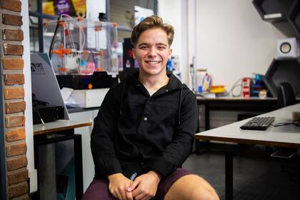 Lisandro Acuña, de 17 años, va al colegio ORT, en Buenos Aires