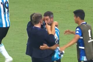 Lisandro López reveló qué se dijeron con Sebastián Beccacece en Brasil