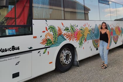 Lisette Abadie, la creadora del este moderno Magic Bus para recorrer Europa