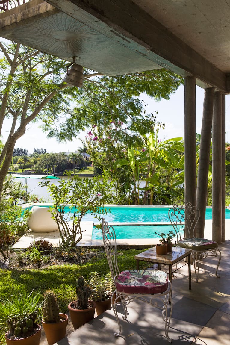 La casa de Carmela Irizar y Pablo Hernán Cortes, a la vera del río. Fotos. Santiago Ciuffo