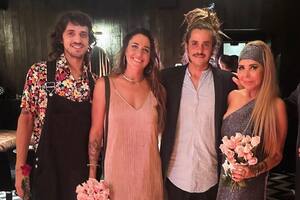 Liz junto a sus hijos: fue el mejor regalo que pudo recibir