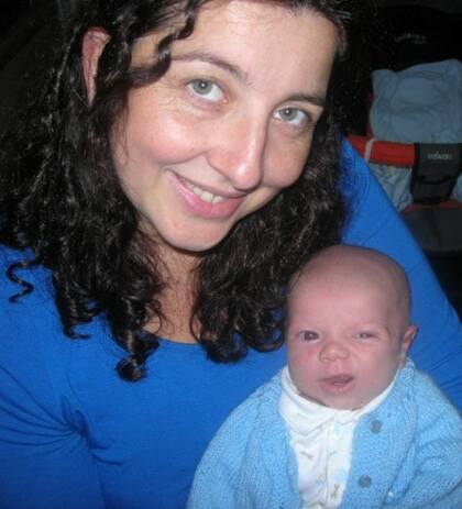 Liz y su hijo Jeremías