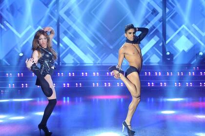 Lizy Tagliani y su bailarín consiguieron 19 puntos