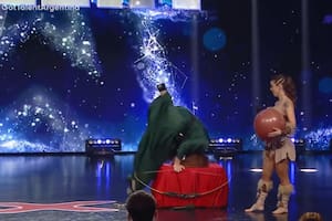 Lizy Tagliani protagonizó el blooper de la noche en Got Talent Argentina (Captura video Telefe)