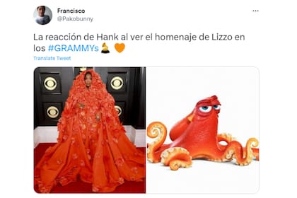 Lizzo llamó la atención en la alfombra roja de los Grammy 2023