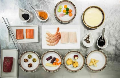 La preparación en la cocina del Llao Llao.