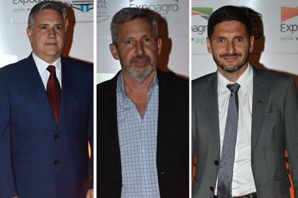 Llaryora, Frigerio y Pullaro