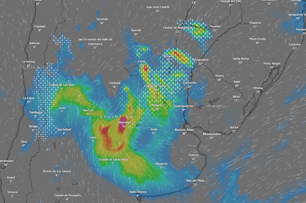 Tormenta de Santa Rosa: hay alerta naranja y amarilla por lluvias y vientos para este sábado 30 de agosto