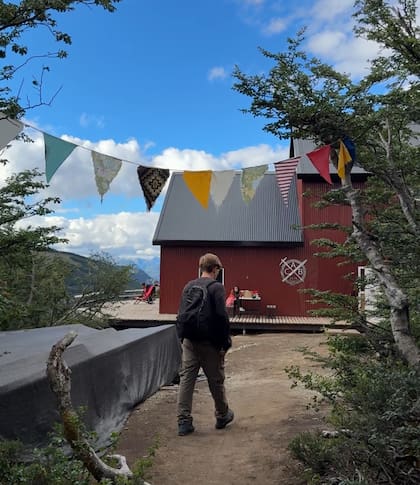 Llegada al refugio Rocca