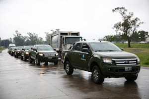 Llegaron las Fuerzas Armadas a Rosario: el primer refuerzo incluye 22 camionetas