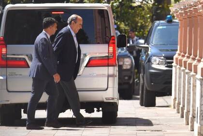 Llegada de Guillermo Francos a Casa Rosada