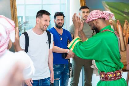 Llegada de Messi a Arabia Saudita