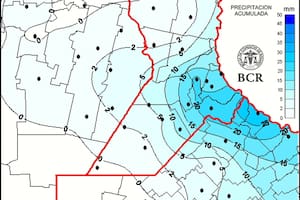 Llegaron algunas lluvias, pero se concentraron en un radio de 80 kilómetros alrededor de Rosario
