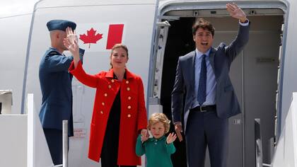 Llegaron esta mañana a Hamburgo el primer ministro de Canadá, Justin Trudeau, y su familia; él participará esta tarde del Global Citizen Festival junto a Macri y a Erna Solberg, primera ministra de Noruega