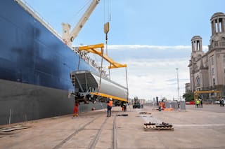 Llegaron desde China 45 vagones para la cosecha