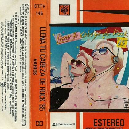 Llena tu cabeza de rock 85, en versión cassette