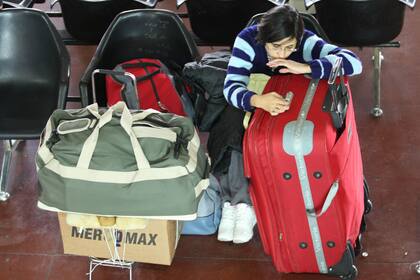 Llevar equipaje en exceso, un problema