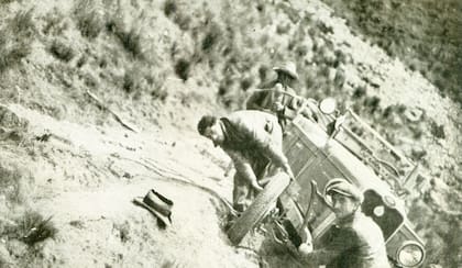 Llevaron 43 cubiertas de repuesto para el viaje