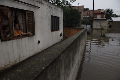 Llovió durante dos horas