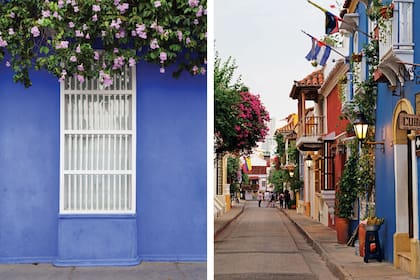 Llueven flores sobre las ventanas, como si no bastara para adornarlas las maderas torneadas y los tonos de los muros que la rodean. 