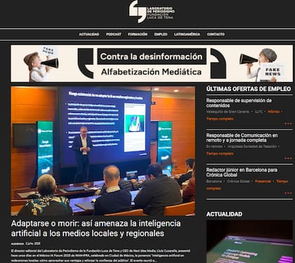 Lluís Cucarella es el Director Editorial del Laboratorio de Periodismo, Fundación Luca de Tena, España