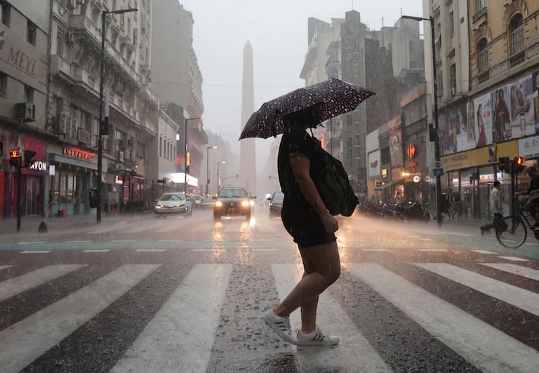 Alerta meteorológica en la ciudad de Buenos Aires y once provincias