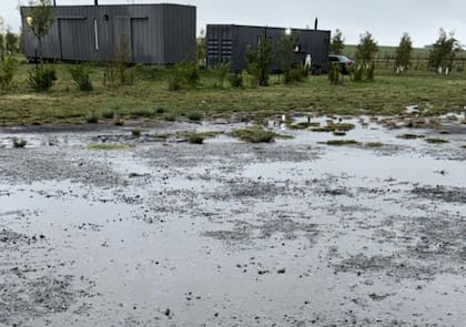 Lluvia entre entre Tandil y La Numancia, Buenos Aires. Gentileza