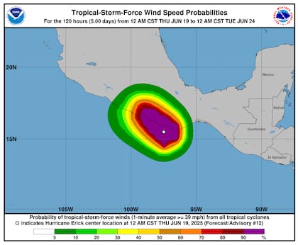 Lluvias catastróficas: pronostican hasta 400 mm en zonas montañosas de Guerrero y Oaxaca
