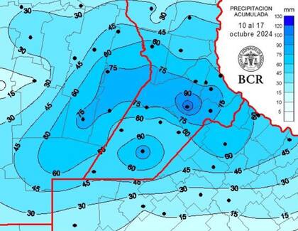 Lluvias del 10 al 17 de octubre