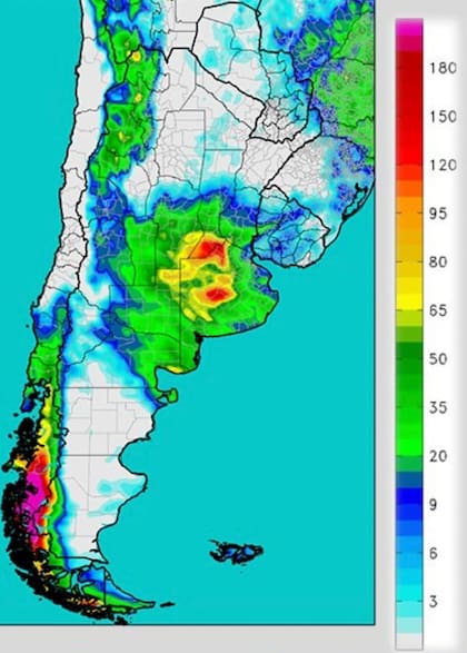 Lluvias para los próximos siete días