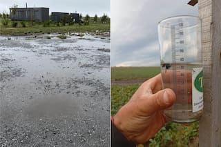 La tormenta llegó a los lugares donde seguía la sequía, pero lo hizo tarde para revertir daños