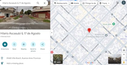 Lo atacaron en la intersección de Hilario Ascasubi y 17 de Agosto.